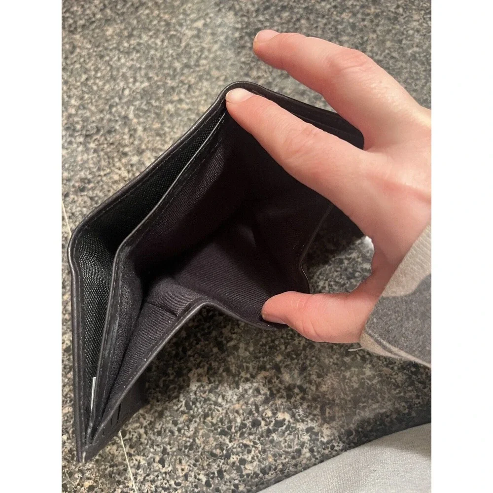 Falcons Leather Wallet-‎ Black